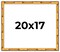 20x17 Bamboo Picture Frame with UV-Resistant Acrylic & Acid Free Backing, Available in 4 Finishes - Brown, Black, Gold, and Natural